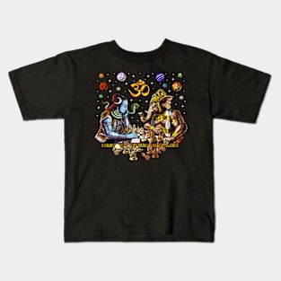 Shiva vs Ganesha Hindu Chess Kids T-Shirt